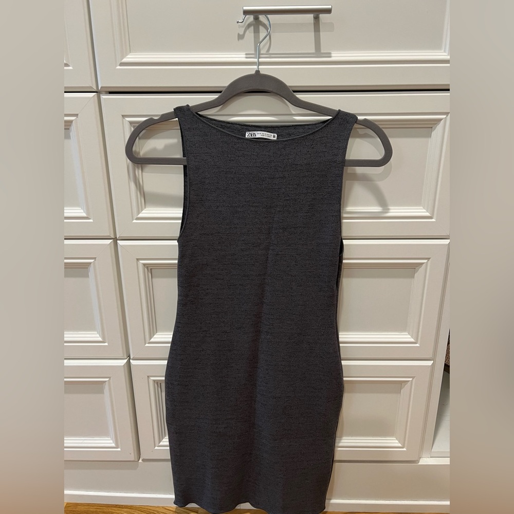 Zara High Neck Dress